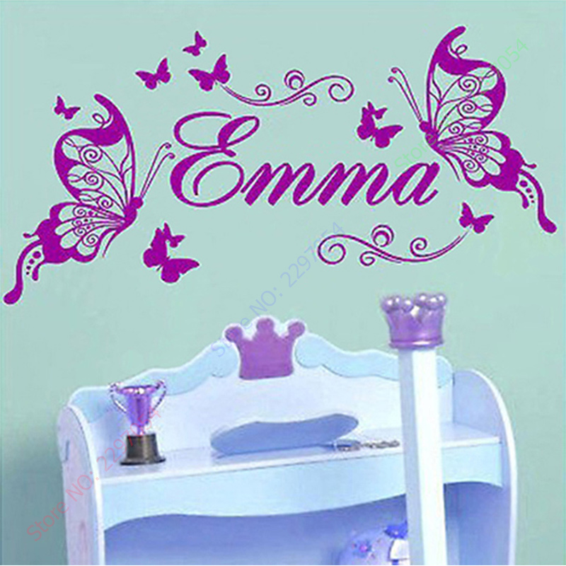 Nuove farfalle nome personaliz - Baby Girl Nursery Quotes recensione e prezzo