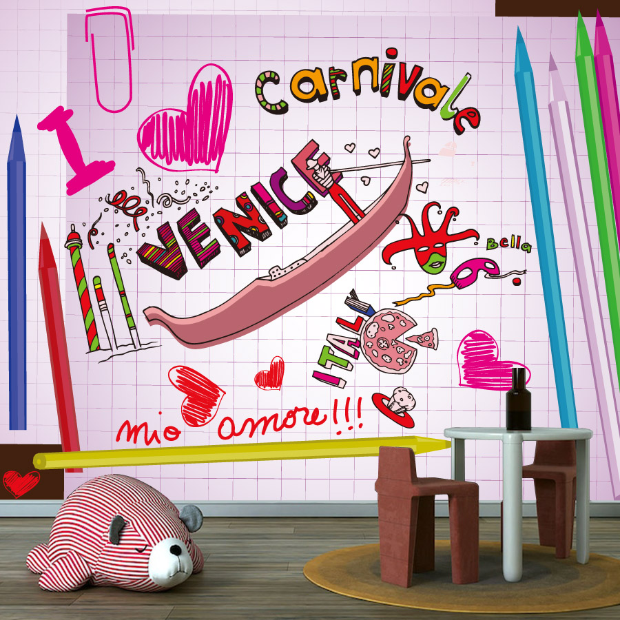 Cartone animato facile da appl - Baby Nursery Peel And Stick Wallpaper recensione e prezzo