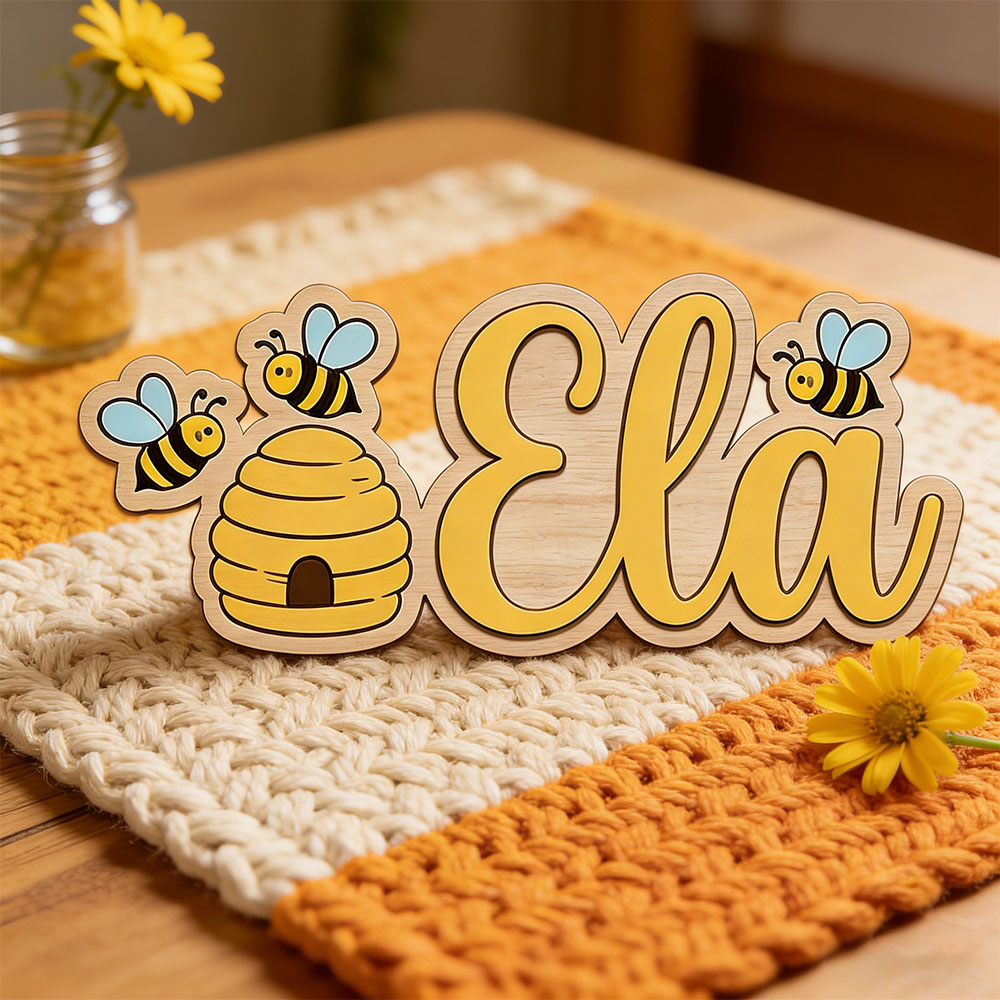 Insegna in Legno Personalizzat - Baby Nursery Decor Girl recensione e prezzo