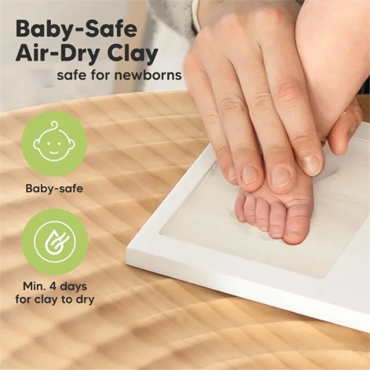 Kit Ricordo Impronte Mani e Pi - Baby Nursery Frames recensione e prezzo